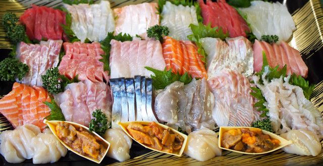 手巻き寿司のネタ